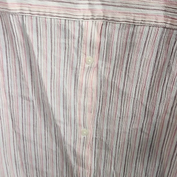 Madewell Courier Button-Back Shirt in Brampton Stripe - Picture 8 of 11